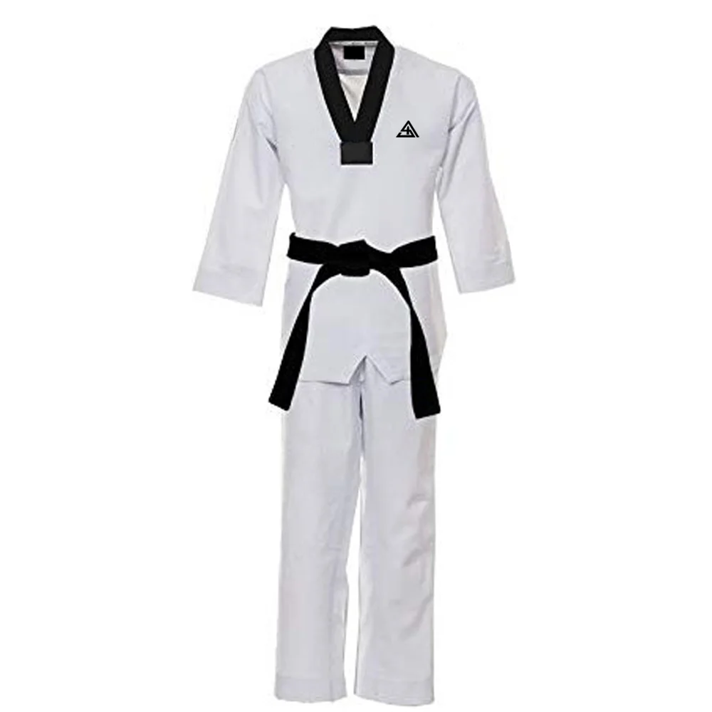 
Pakistan Made High Quality Fight Training Taekwondo Uniform Hot Sale Martial Arts Taekwondo Uniform In white color 