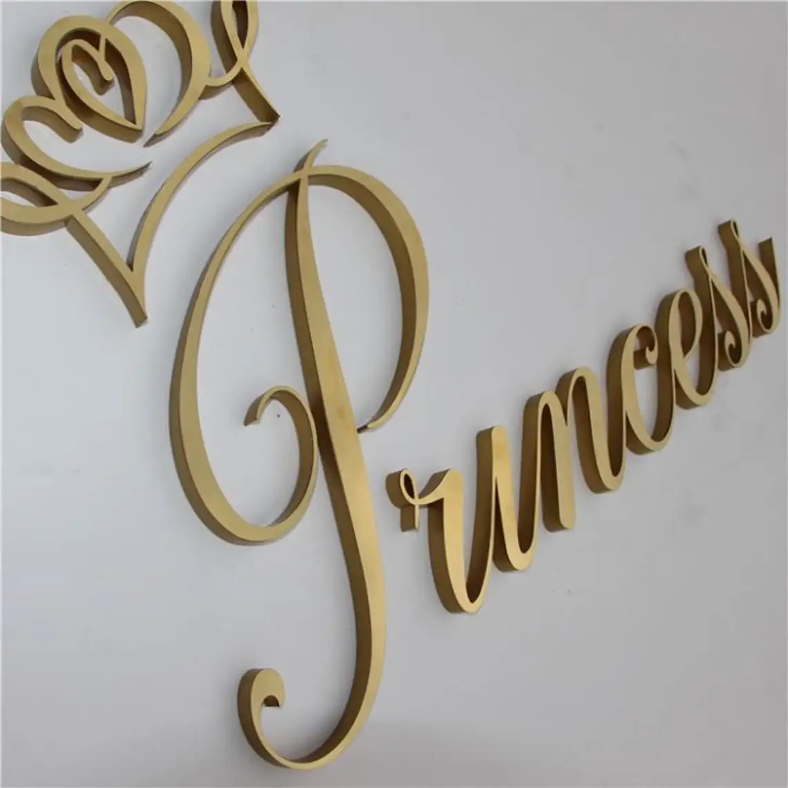 Custom 3D Metal Letters And Numbers Mirror Gold Stainless Steel Alphabet Sign Letter For Business