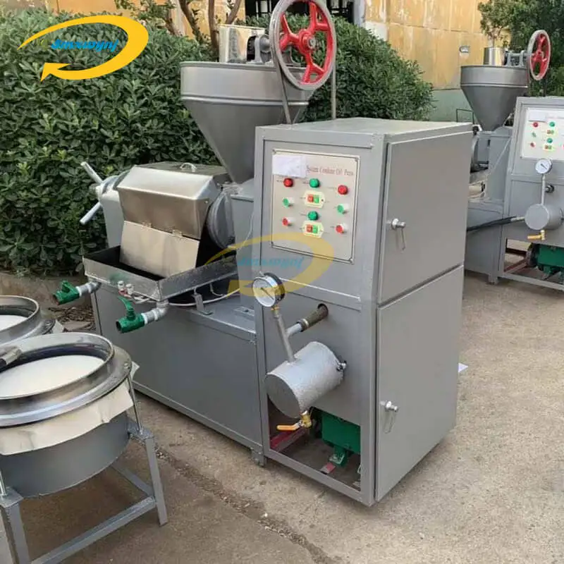 Oil Press Machine with Filter Fully Automatic Palm Line Black Seeds Sunflower Processing