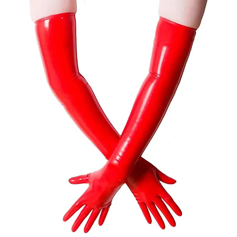 sexy gloves women fetish long gloves opera latex fetish bodysuit for men for women glove
