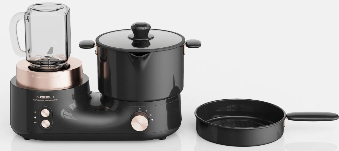 Breakfast Maker 3 in 1 Breakfast Maker with Juicer for Cooking Pan