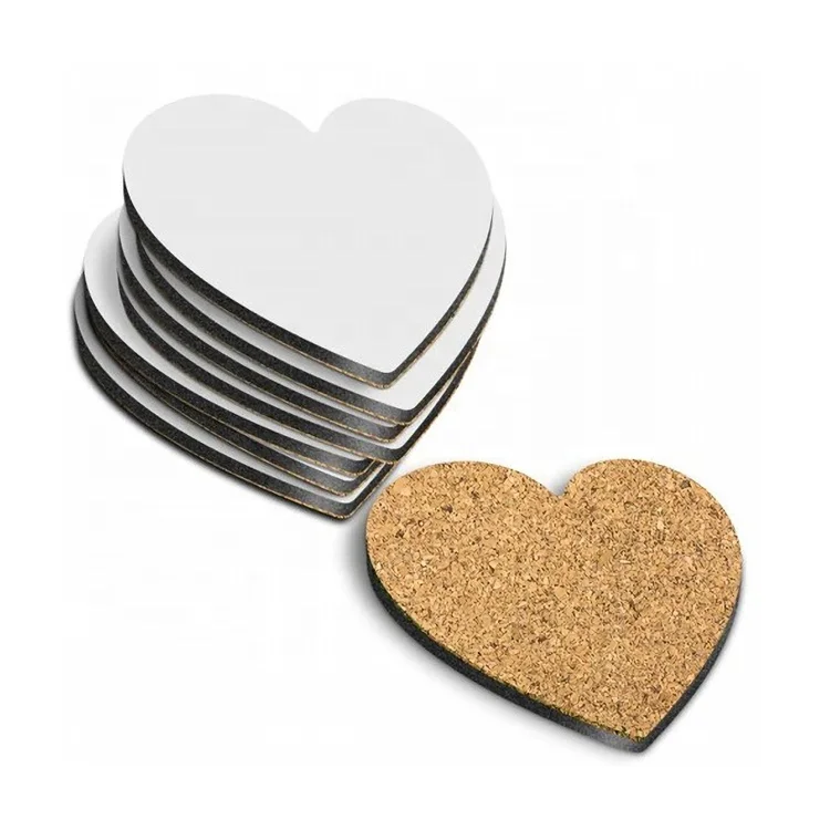 Kukesi promotion custom blank waterproofing mdf cork coaster set