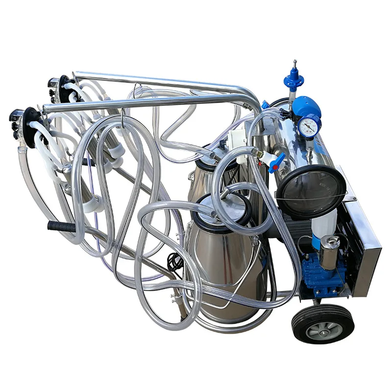 Cow milking machine used for small dairy plant