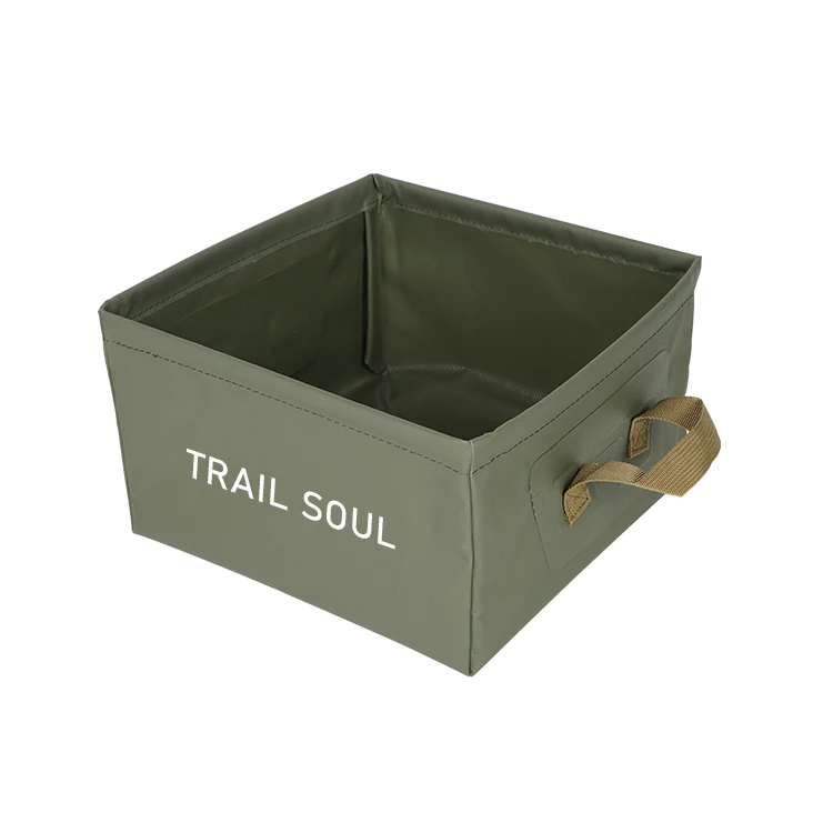 Camping Hiking Water Carrier Portable Folding Lightweight Durable Collapsible Water Bucket