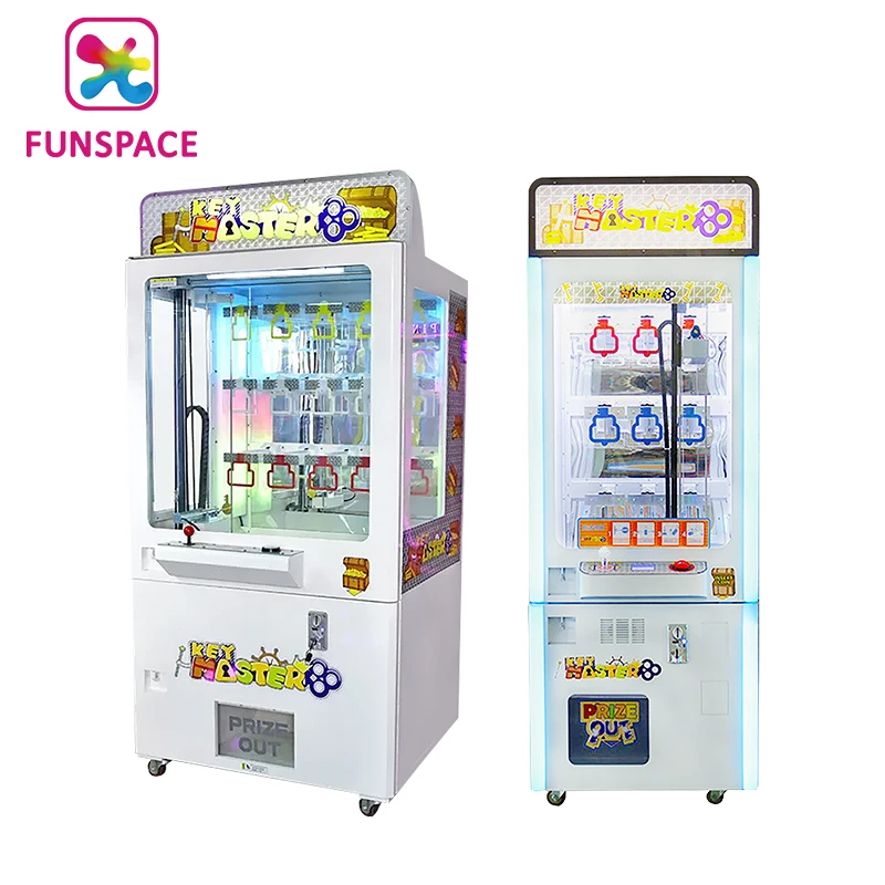 Coin Operated 9 Holes 15 Holes Golden Key Game Shopping Mall Vending Machine Claw Machine Wholesale Mini Key Master