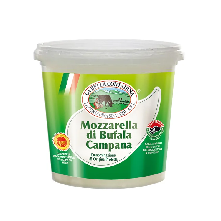 
Italy Suppliers Buffalo Cheese Dop Mozzarella 125G Cup Cheese Pasteurized Fresh Unripened Cheese 
