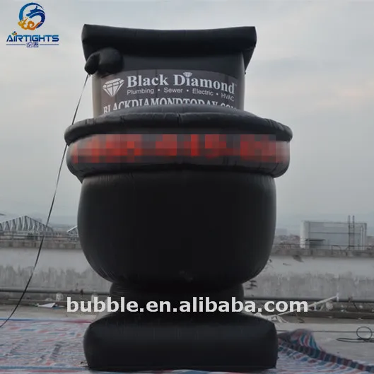 Custom Model Balloon Nice Design Huge Inflatable Closestool Balloon for Bathroom Business Enterprise
