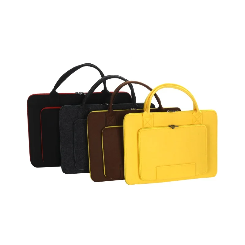 
cheap felt computer bag 14, 16 inch portable mother model computer liner bag polyester environmental protection 