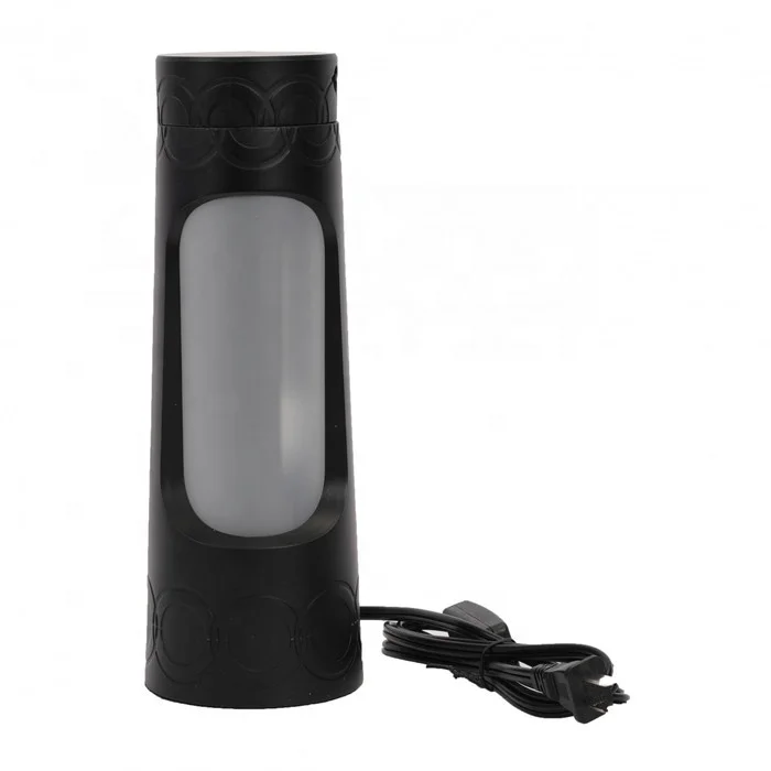Round Lampe Shabbat Shabbos Reading Lamp for Shabbos and Yom Tov - Black color