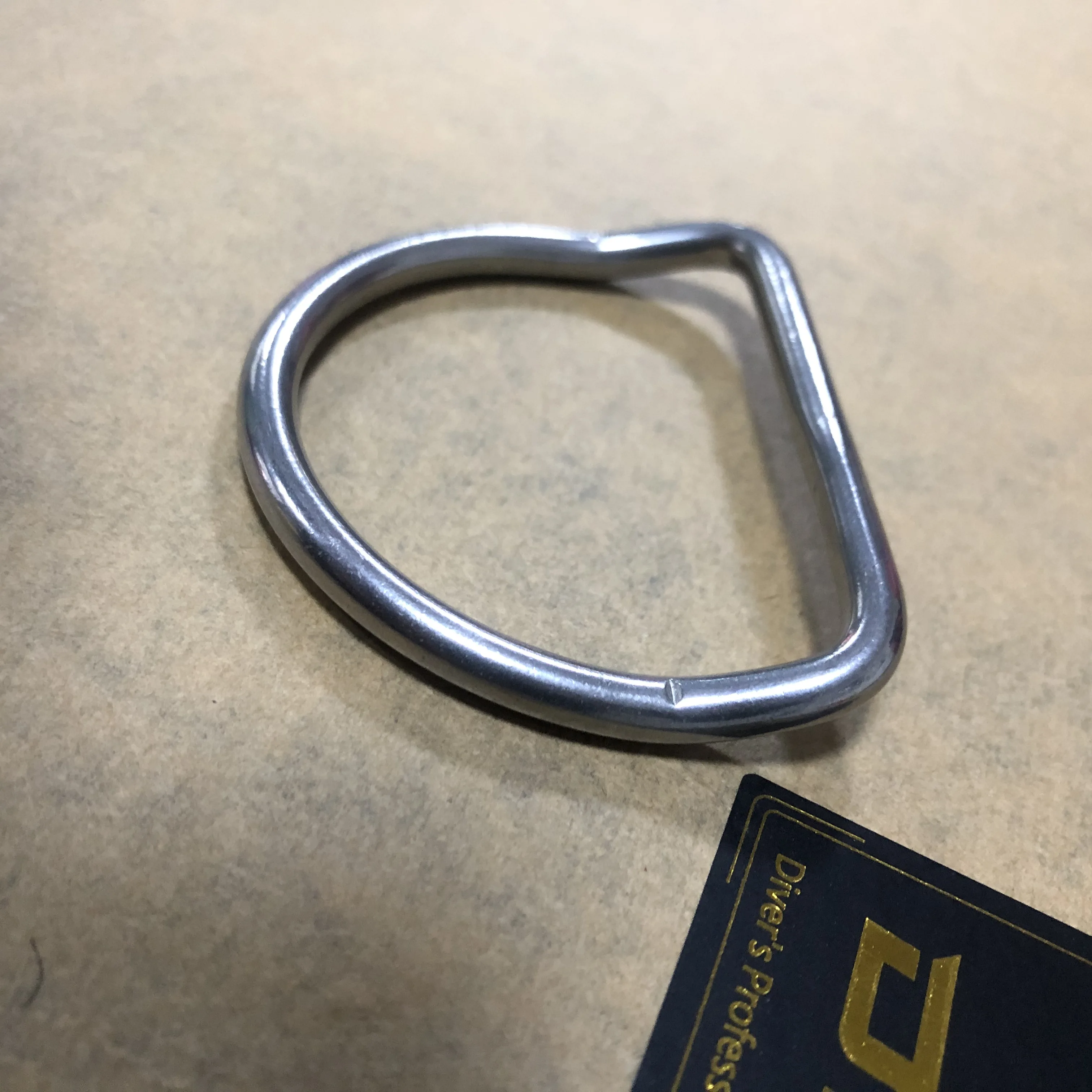 DPR Brand Marine Snorkel Stainless Steel D- Ring Welded Formed D-Ring  Scuba diving accessory with customized design