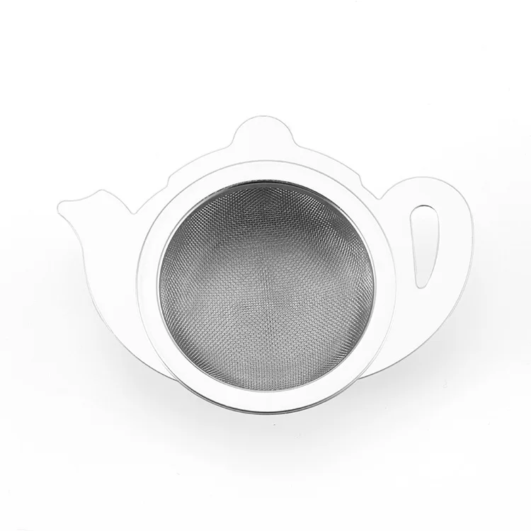 China Supplier Ready To Ship Hot selling Teapot Tea Infusers Filter 18/8 Stainless Steel Loose Leaf Tea Strainers