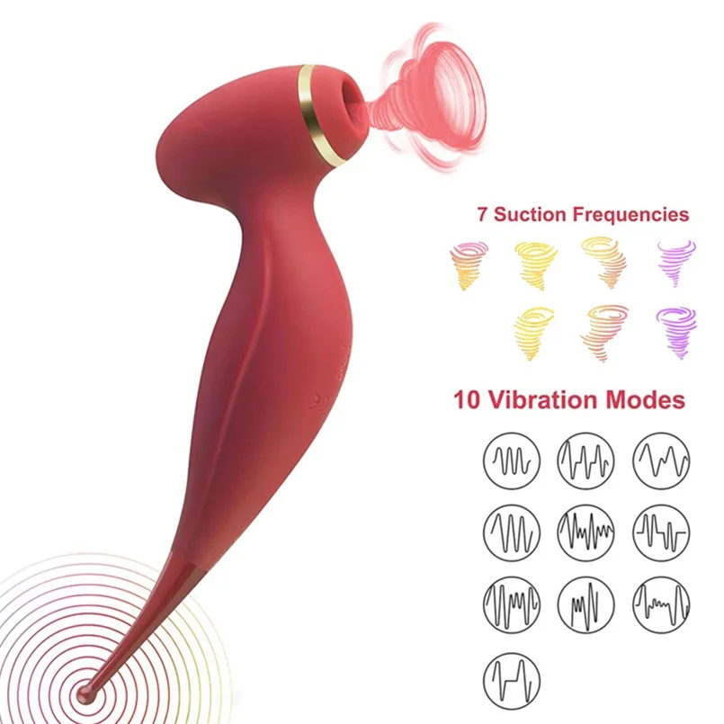 
10 Frequency Vibration Rose Toys Sex Adult, Clitoral Sucking Vibrators Women Clitoris Sucker Vibrador G Spot Juguetes Sexuales 