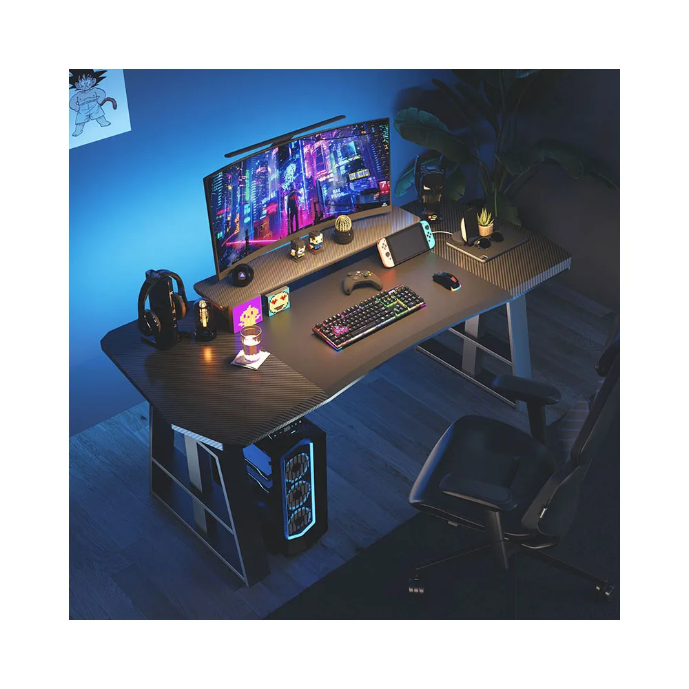 Pc Gaming Tables Standing Comput Modern Internet Cafe Consol Picture Black Gaming Desk For Pc