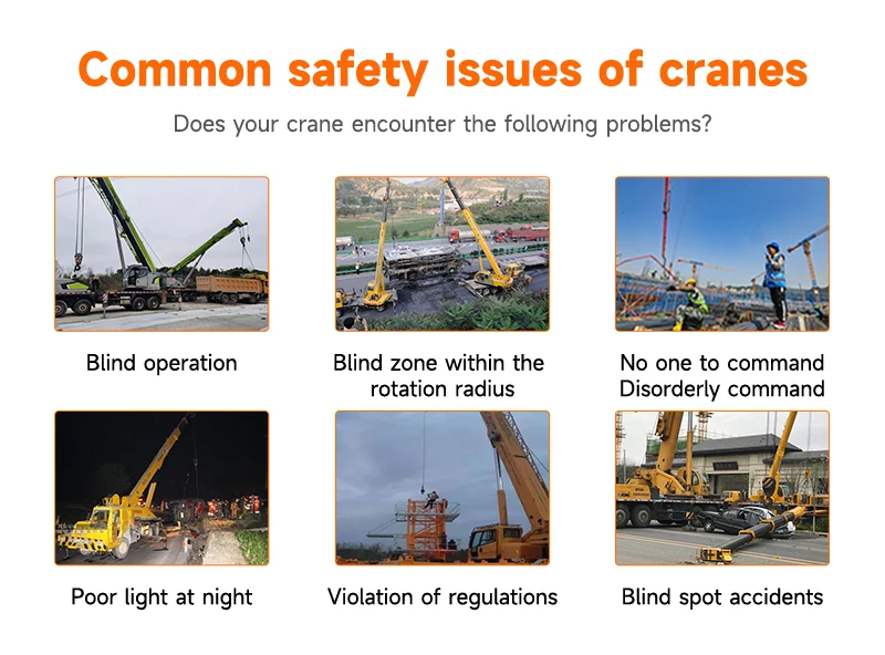 10.1-inch non-touch screen HD loopable video tower crane camera Bulk cargo loading and unloading Auxiliary blind spot