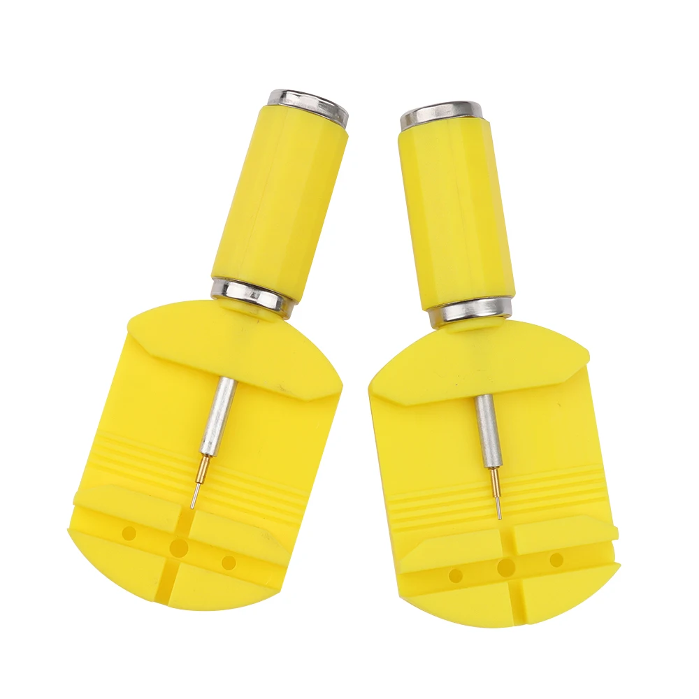 High end hard PP plastic watch band link pin disassembly tool watch repair tools kit accessories yellow watch tools