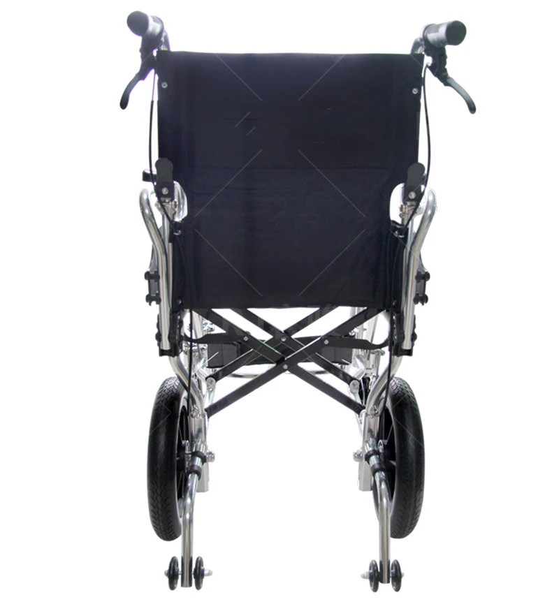 Портативная легкая алюминиевая ручная инвалидная коляска хорошего качества для пожилых людей с ограниченными возможностями