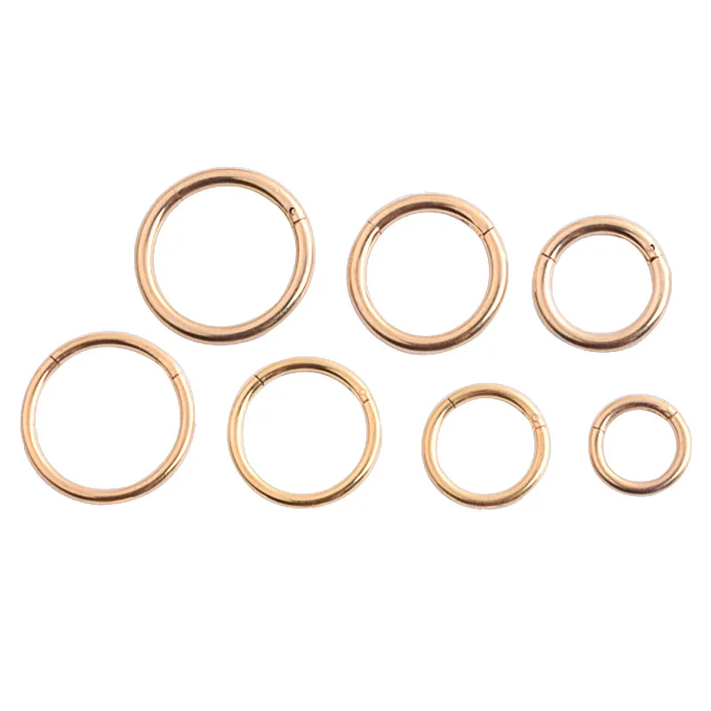 
2021 Trendy Body piercing C-shaped stainless steel zircon nose ring nose stud 2.5mm claw nose piercing jewelry 