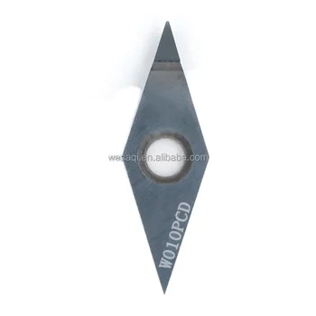 Rhombic and Square CNC Diamond PCD Tipped Turning Inserts VBMT 35 for Aluminum