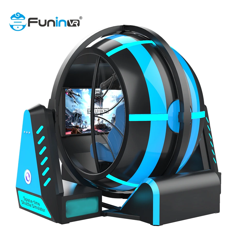 Indoor 2024New Vr Space Time Shuttle Fun Simulador Vr Game De Vuelo 720grados Rotation chair Educational Equipment Rotate Flight