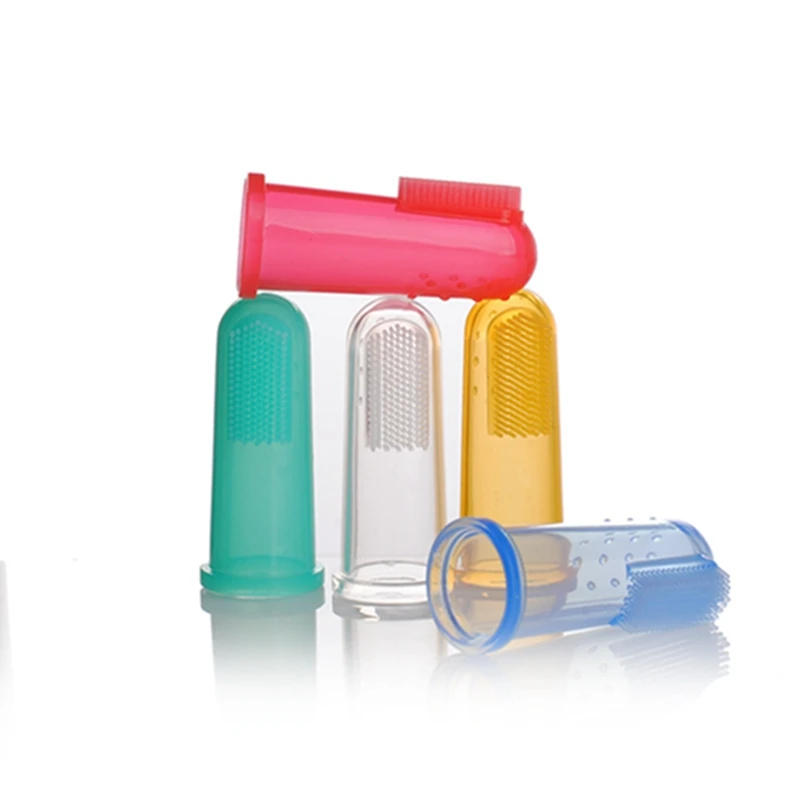 
Baby Finger Toothbrush Silicon Toothbrush Children Teeth Clear Soft Silicone Infant Tooth Brush Rubber Cleaning 