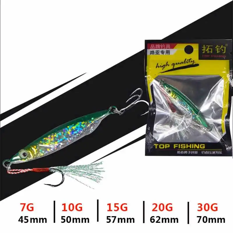 LUTAC Wholesale High Quality Slow Jigging Lure Artificial Casting Metal Jig Fishing Lures saltwater fishing jigs for sale