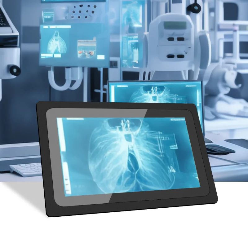 HUGEROCK PTC18A 1920*1080 Customized Manufacture Computer Front Business Ip65 18.5 Inch All In One Industrial Panel Pc