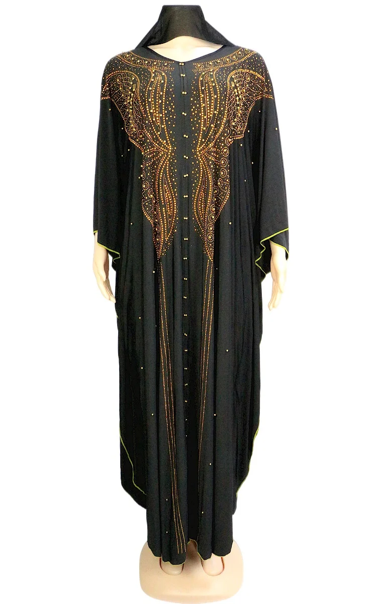 Турецкие мусульманские вязаные платья Abaya из ледяного шелка кафтан