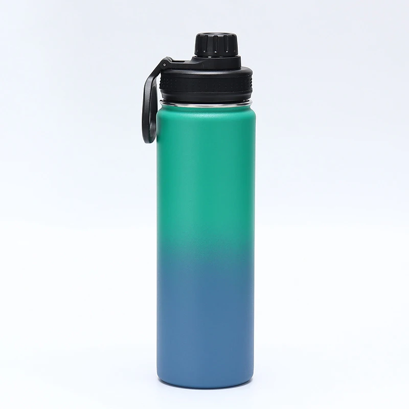 2023 New Design Wide Mouth Vacuum Water Bottle Flask Double Layer Water Bottle Stainless Steel Insulated Water Bottles