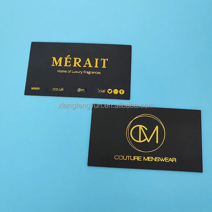 Business Card Printing Service Eco-friendly Double Side Name Custom Logo Membership Vip Embossed Business Card Printing Custom