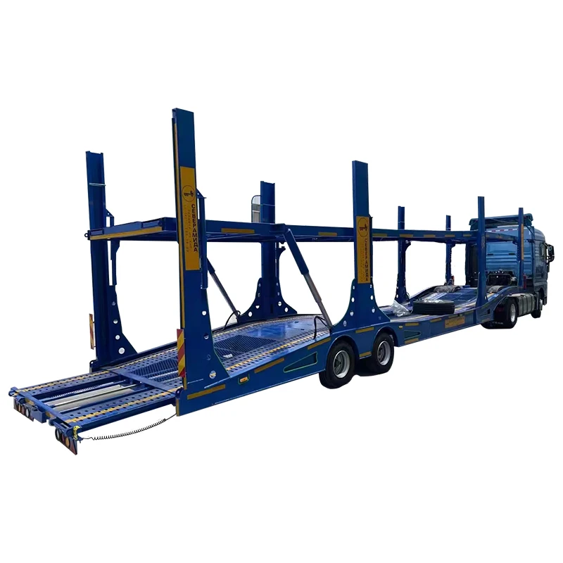 Multi Axles Double Floor Truck Double Deck Hauler Vehicle Carrier Trailer Car Carrier Semi Trailer