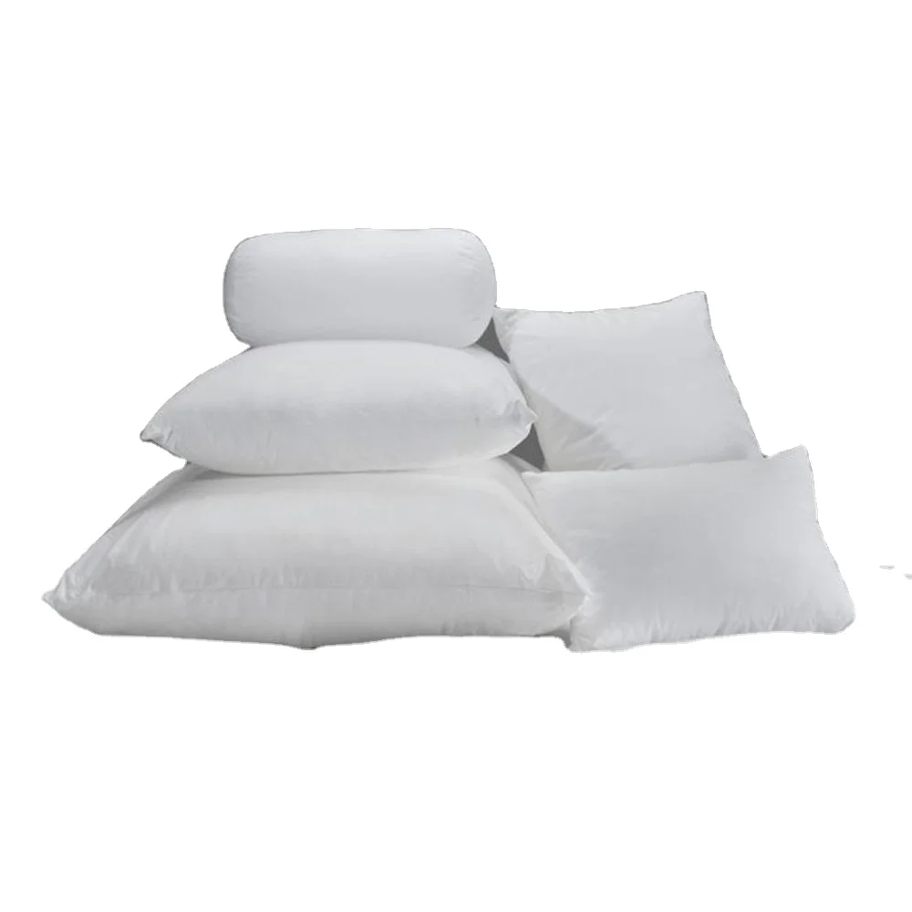 Suppliers High Quality Hotel Home Bedroom Cotton Goose Duck Feather And Down Insert Pillows