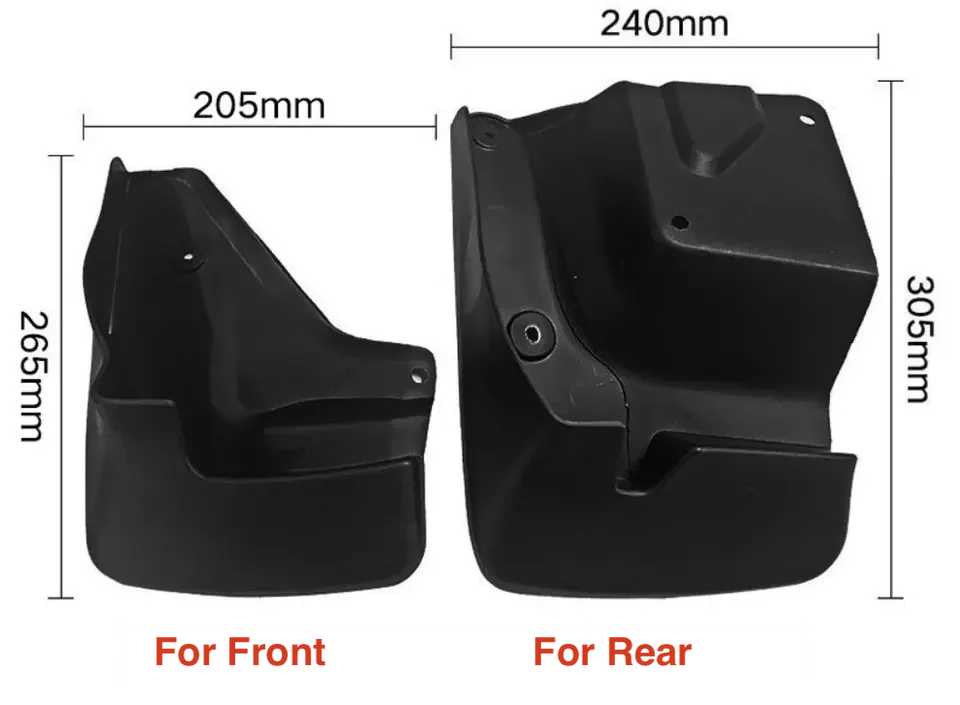 MRD Mudguard For Toyota Hiace 2015-2018 Manufacturer Auto Fender Flares Car Mudguard Mud guard