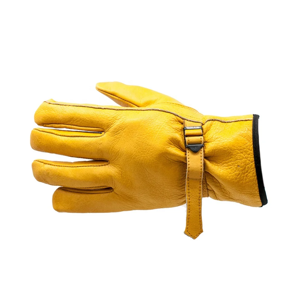 GLOVEMAN Good Quality Professional Safety Protective Leather Heat Resistant Argon Welding Gloves for TIG MIG