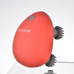 Моющаяся синяя Массажная щетка для головы многофункциональное лечение кожи головы Электрический массажер для головы