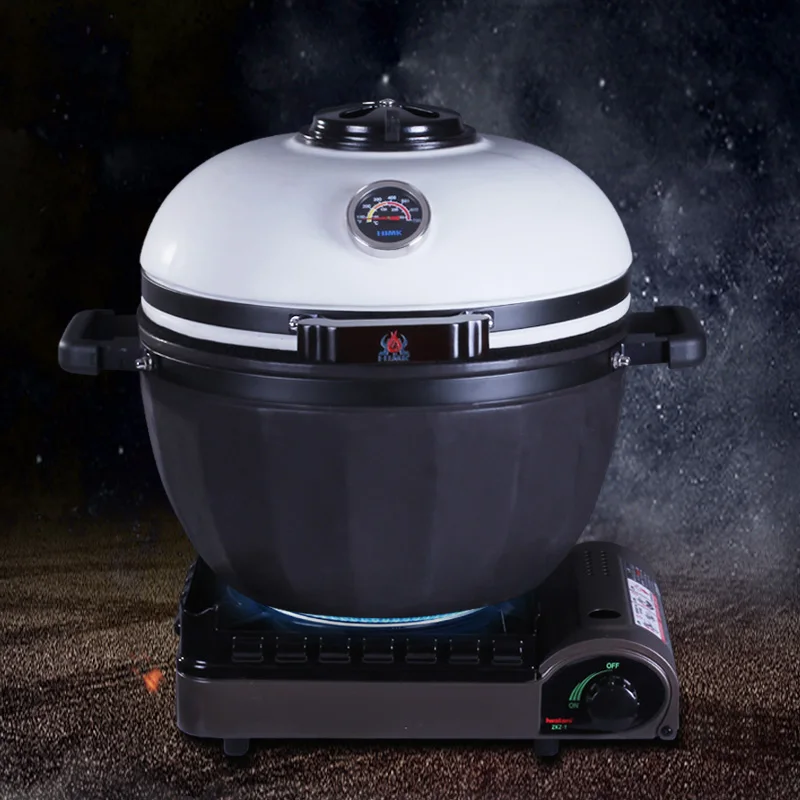 Инновационный высококачественный гриль для барбекю Japonais Kamado, керамический газовый гриль для барбекю Kamado