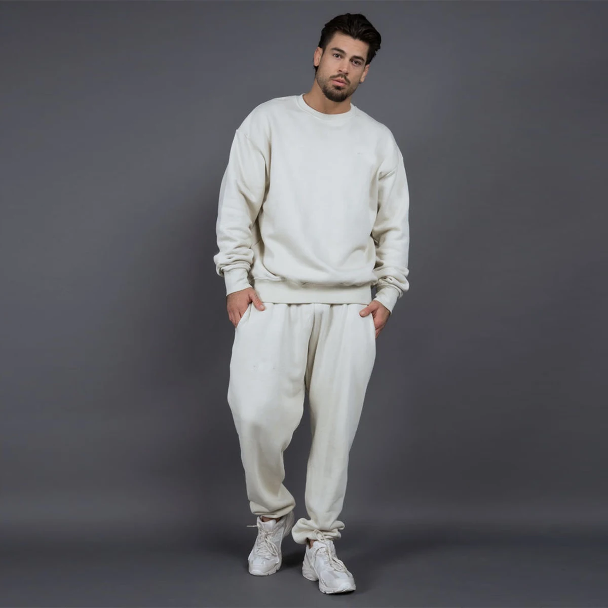 Custom Logo Tech Wear Fleece Jogging Suit Blank Hoodie Set men Tracksuit 2 Two Piece Set For unisex Jogger Sweatpants