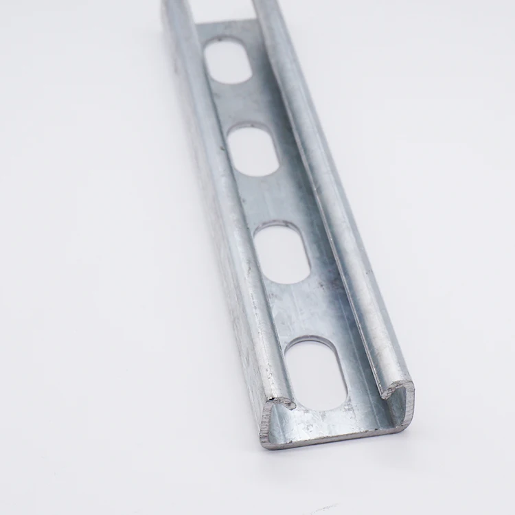 Pre galvanized uni strut brackets stainless steel  c channelc channel 4121 gi slotted channel