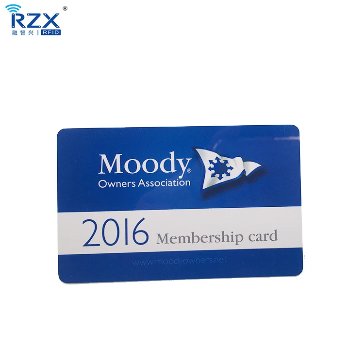 Factory Supply 4 Color Offset Plastic Card PVC Pvc Barcode Cards For Shopping Mall Membership Cards