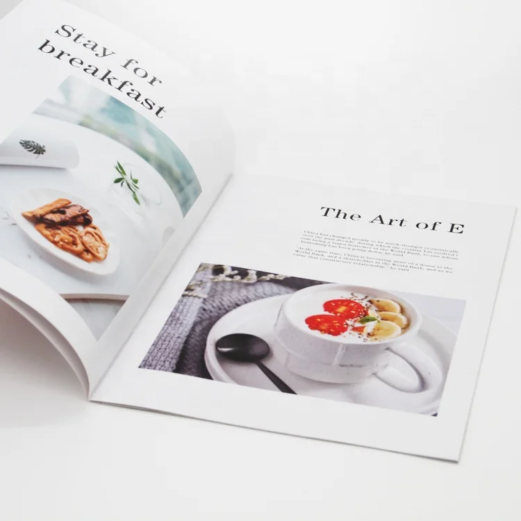 Wholesale Design Fashion Color Magazine Advertising Propag Cheap Brochure Printing