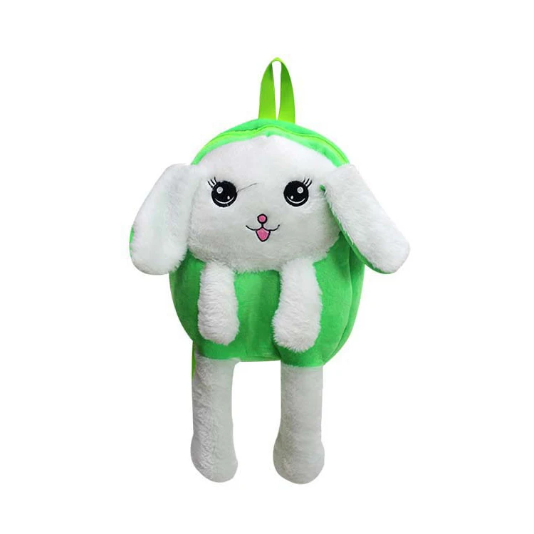 Kawaii Japanese White Rabbit Bunny Backpack School Shoulder Bag Plush Toy Kids Children Girls Girlfriend Student Birthday Gifts