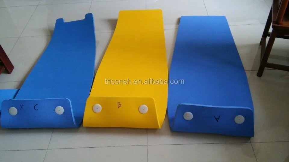 Manufacturer water slide rainbow race slide racer mat EVA foam water slide mat Carpet  Floating Foam Mat for Water Park for sale