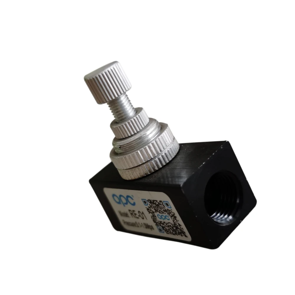 
RE Series Pneumatic Flow Control Valve Pneumatic Solenoid Flow Control Valve 