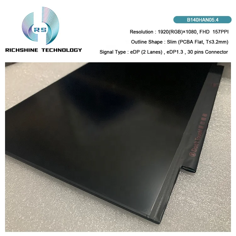 Auo Lcd B140HAN05.4 FHD 14.0inch Slim Edp30pin 1200:1 Dual Laptop Replacement Screens TFT Laptop LED LCD Screen For Notebook
