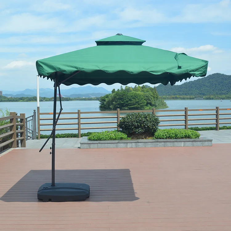 
2.2m Outdoor Garden Restaurant Single roof Patio Sun Parasol steel Umbrella 