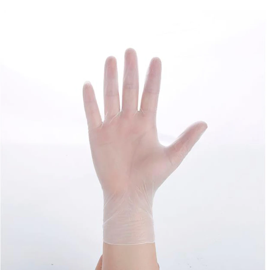 Cheap transparent PVC safety protective gloves Wholesale clean room vinyl gloves Hot selling household powder