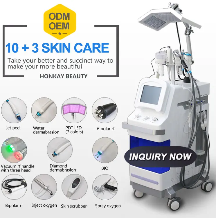 Professional 5 in 1 hydro dermabrasion machine/microdermabrasion machine oxygen facial care beauty machine