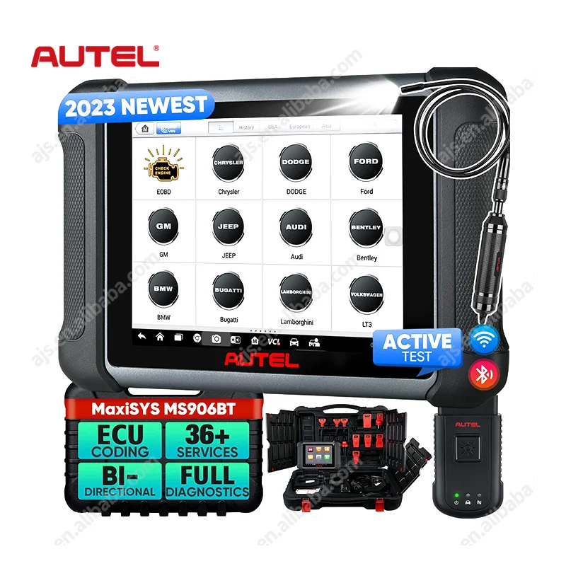 Autel Altar MaxiSys MS906BT car scanners ECU Coding Vehicle Diagnostic machine Automotive Obd2 Scanner autel MS906 Pro ts tools