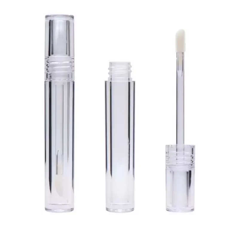 Custom High Quality Unique Lipgloss Tube Empty Cosmetic Container Packaging Clear Pink 10g 15g Squeeze 10ml Lip gloss Tube