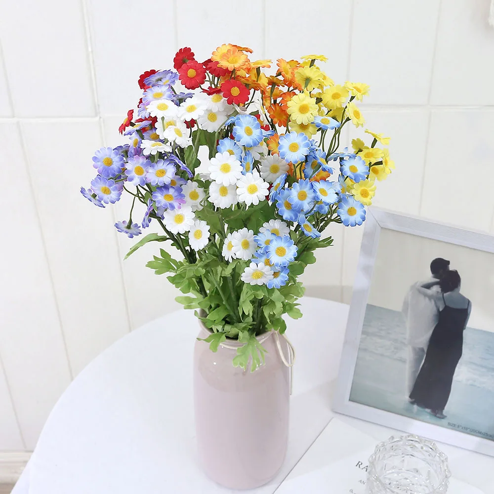 Wholesale dried flowers Pressed Flowers Natural Plants Press Daisy Flowers Resin And Nails wedding decoration