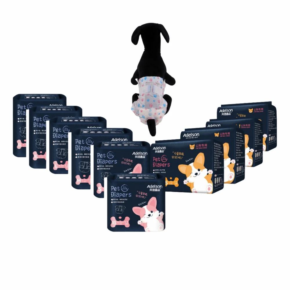 OEM ODM Soft Disposable 40*60 Russian Disposal Pet Diaper